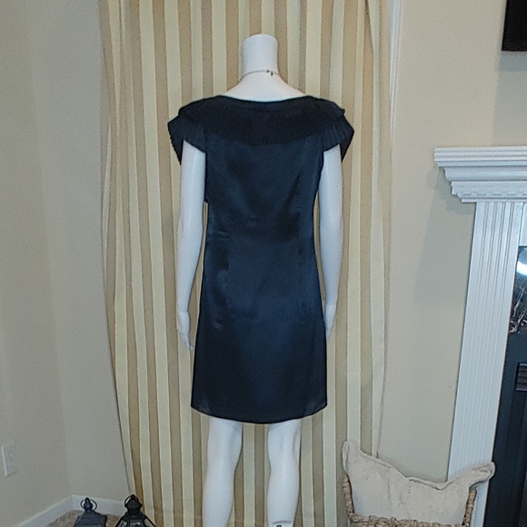 SUSANA MONACO SLEEVELESS RUFFLE SHIFT DRESS 8 - Picture 6 of 10